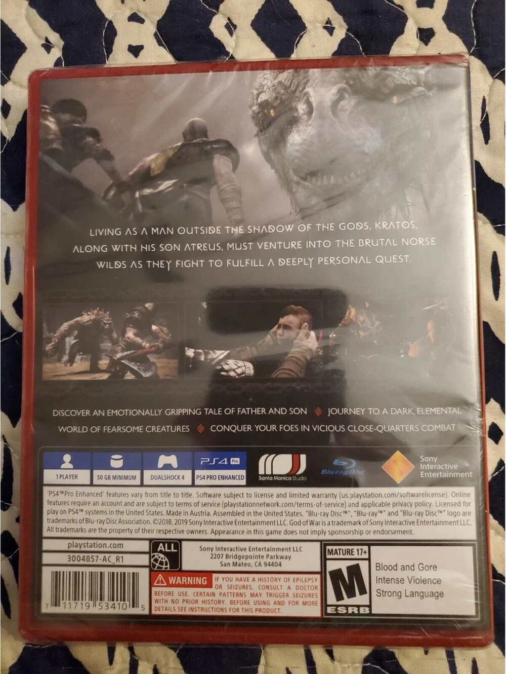 God of War - PlayStation 4 (PlayStation Hits) Sealed